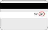3桁のCVVナンバー